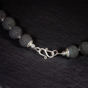 Alternative view of Lava- Kette mit 925 Silber