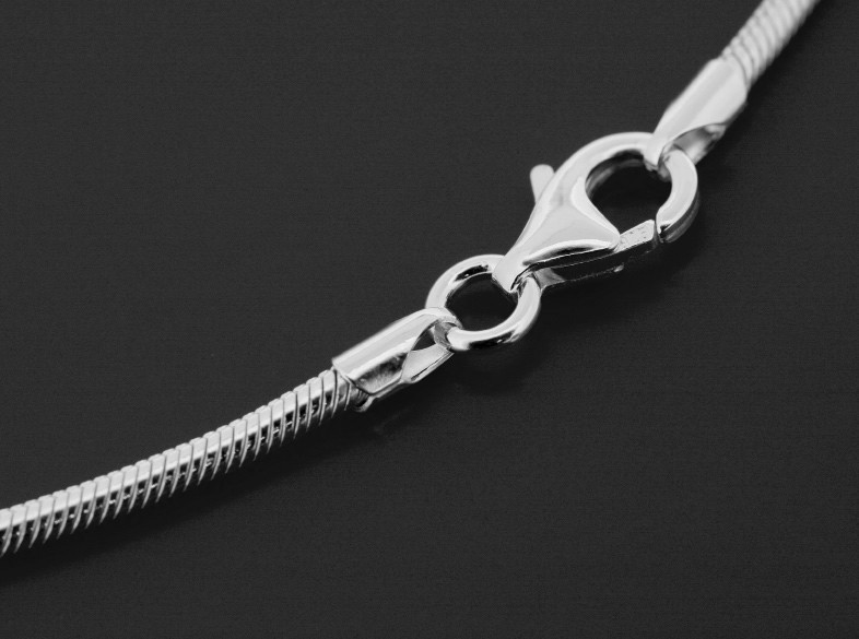 NKlaus Echte 925er Sterlingsilber Schlangenkette - 1,90 Mm Breit, 80 Cm Lang, 11,7 G - Made In Germany