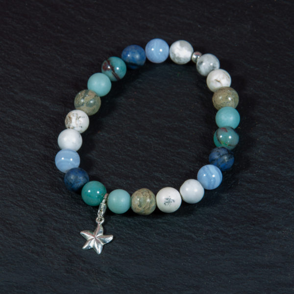 Edelsteinarmband Indian Sea