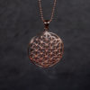 Lebensblume gebogen 32mm rosé-vergoldet