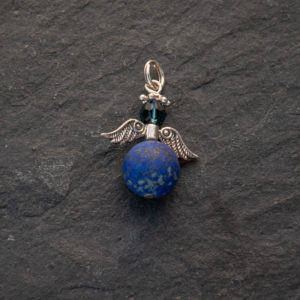 Alternative view of Mittelgrosses Engeli mit Lapislazuli und 925 Silber