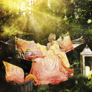 Alternative view of The Spirit of Om - Lebensblume Bettwäsche - Sunrise