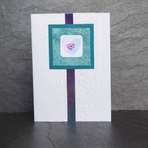 Alternative view of Grusskarte mit schillerndem Herz