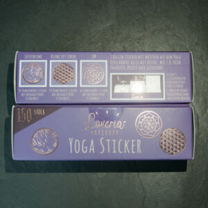 Alternative view of Yoga Sticker mit Lotus- und Lebensblume und Om Zeichen